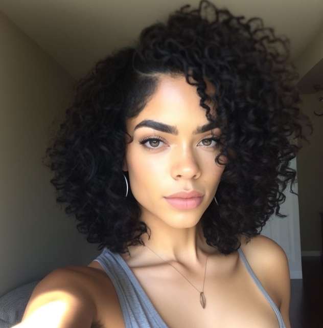 Short Natural Curly Hairstyles for Black Hair